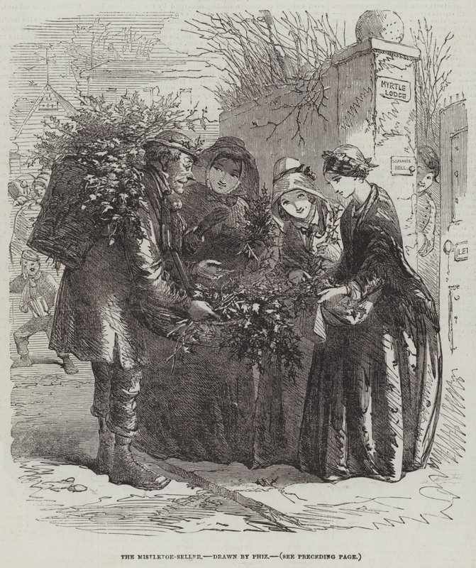 Ökseotu Satıcısı by Hablot Knight Browne