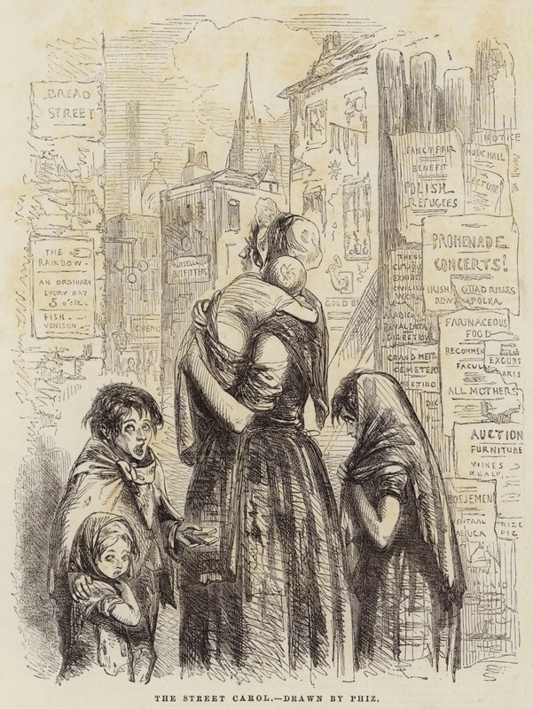 Sokak Carol by Hablot Knight Browne