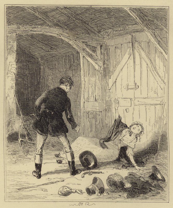 Kordon çekimi Maria Marten by Hablot Knight Browne