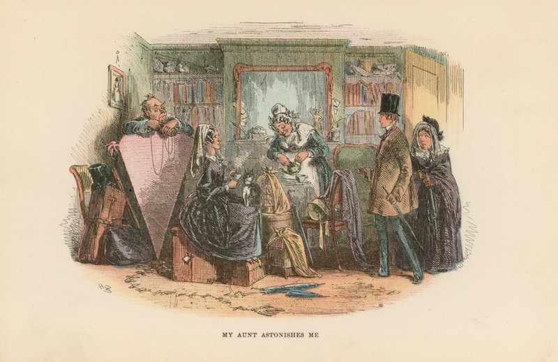 Illustration for David Copperfield  by Hablot Knight Browne