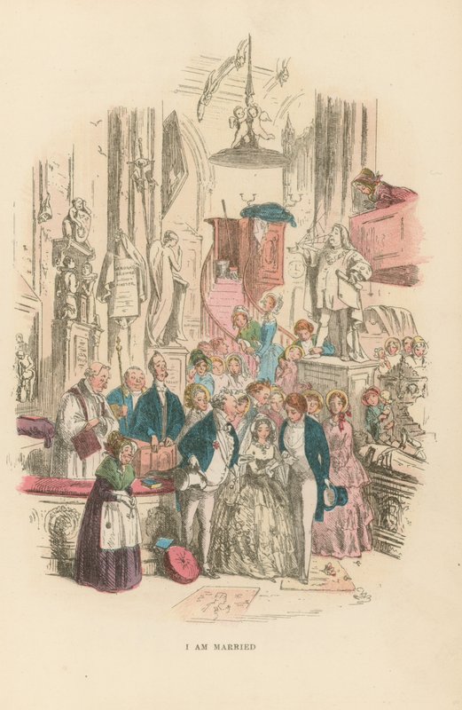 Illustration for David Copperfield  by Hablot Knight Browne