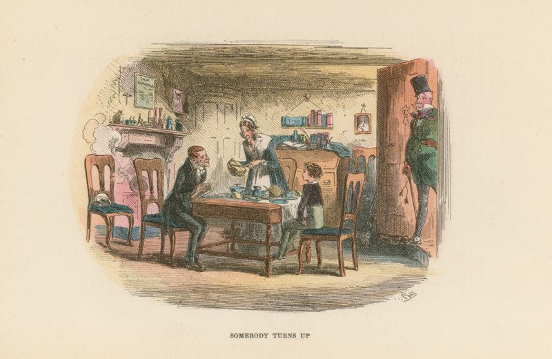 Illustration for David Copperfield  by Hablot Knight Browne