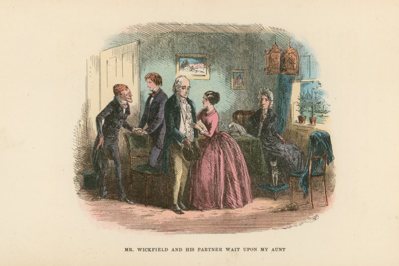 Illustration for David Copperfield  by Hablot Knight Browne