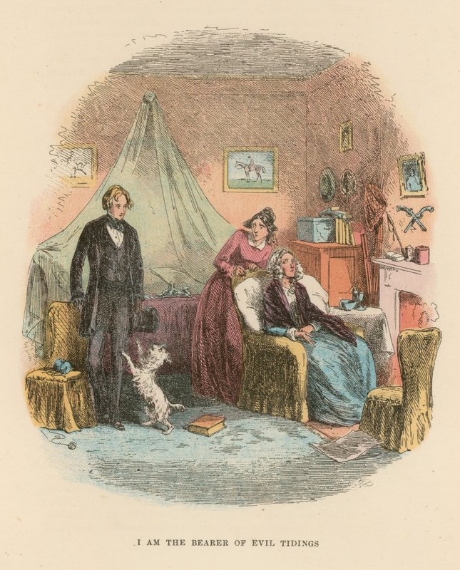 Illustration for David Copperfield  by Hablot Knight Browne