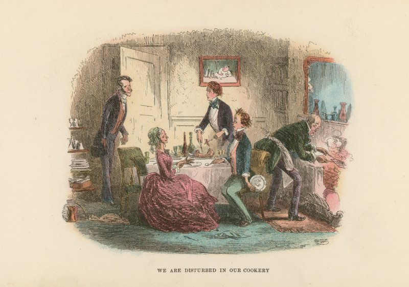 Illustration for David Copperfield  by Hablot Knight Browne