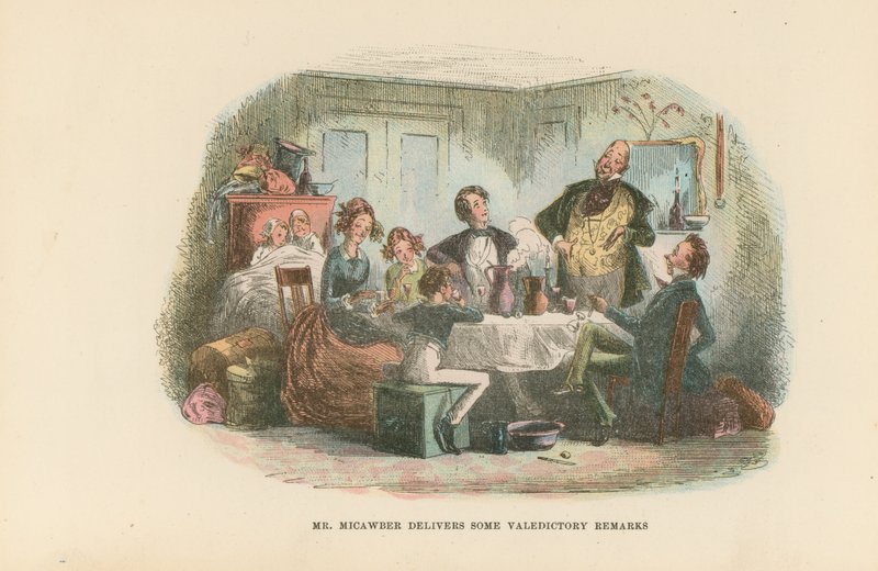 Illustration for David Copperfield  by Hablot Knight Browne