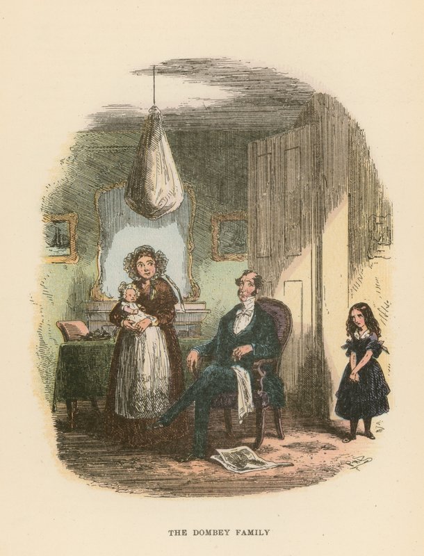 Illustration for Dombey and Son  by Hablot Knight Browne