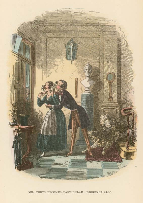 Illustration for Dombey and Son  by Hablot Knight Browne