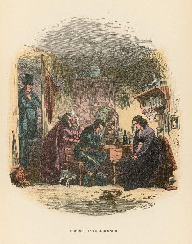 Illustration for Dombey and Son  by Hablot Knight Browne