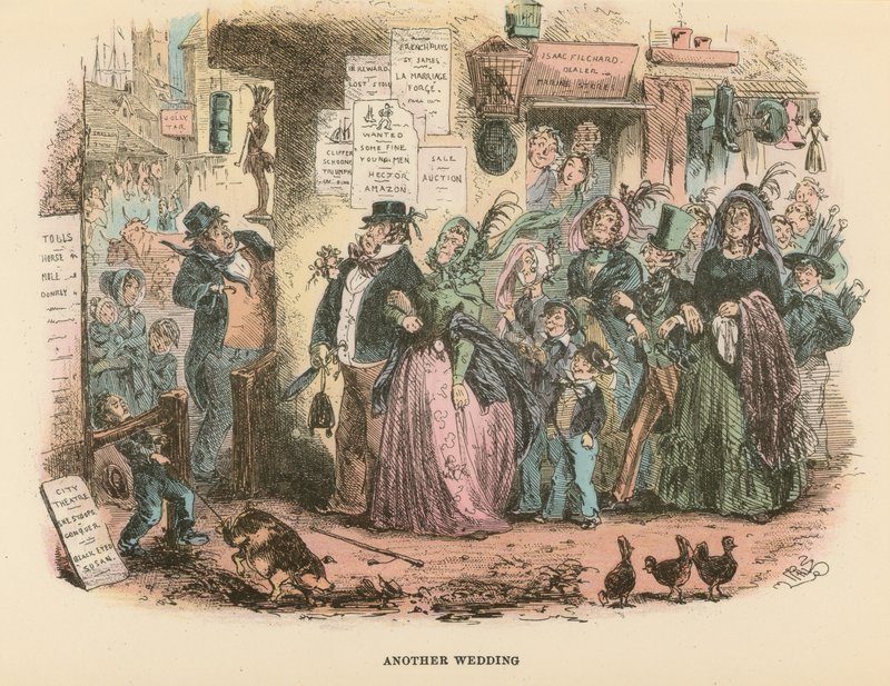 Illustration for Dombey and Son  by Hablot Knight Browne