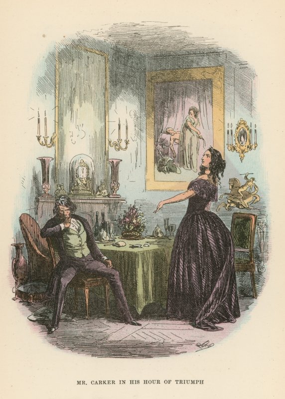Illustration for Dombey and Son  by Hablot Knight Browne