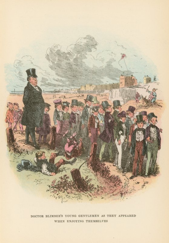 Illustration for Dombey and Son  by Hablot Knight Browne