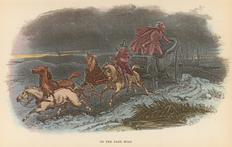 Dombey ve Oğul için İllüstrasyon by Hablot Knight Browne