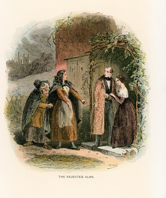 Dombey ve Oğul için İllüstrasyon by Hablot Knight Browne