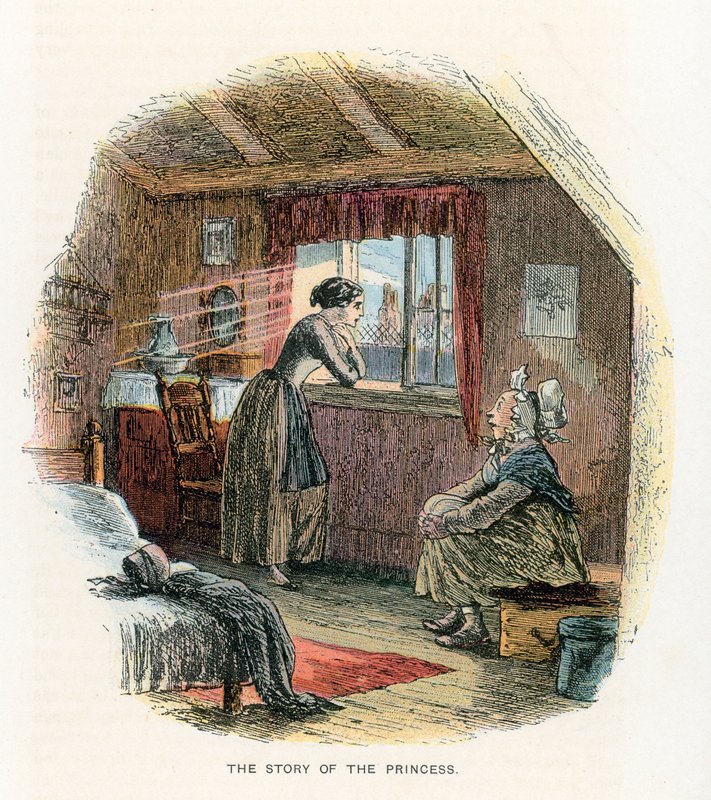 Küçük Dorrit için İllüstrasyon by Hablot Knight Browne