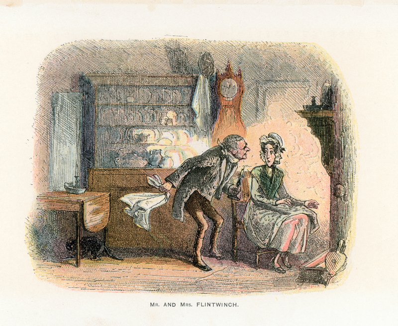 Küçük Dorrit için İllüstrasyon by Hablot Knight Browne