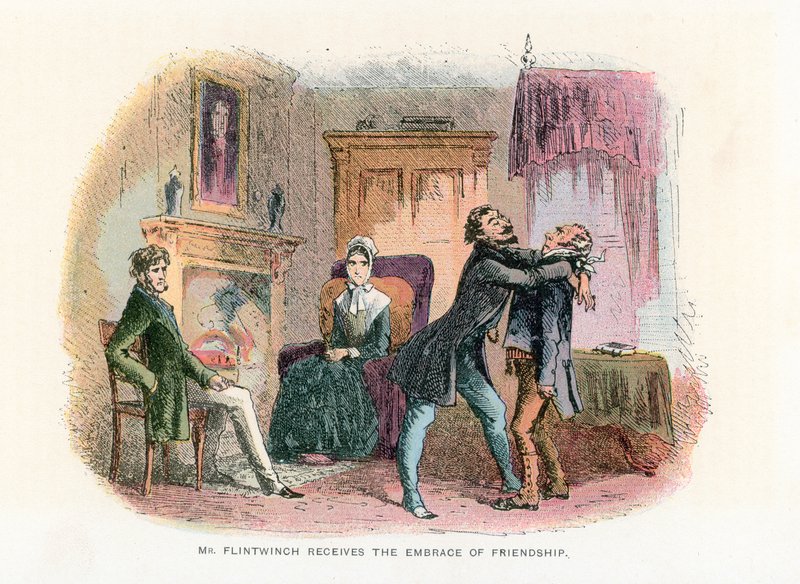 Küçük Dorrit için İllüstrasyon by Hablot Knight Browne