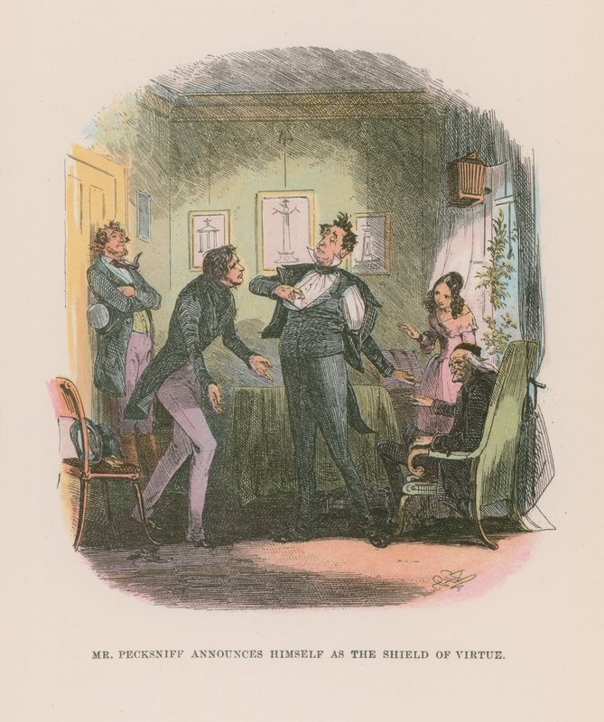 Illustration for Martin Chuzzlewit  by Hablot Knight Browne