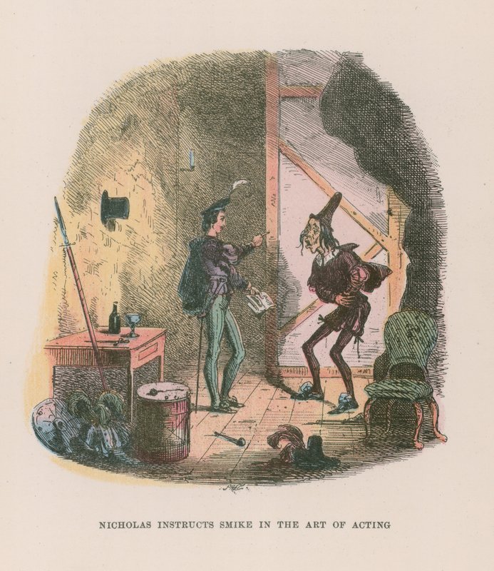 Draumur Jónsmessunóttar, skuggamynd by Hablot Knight Browne