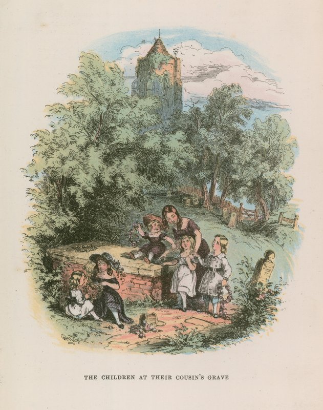 Nicholas Nickleby için İllüstrasyon by Hablot Knight Browne