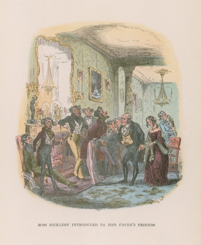 Illustration for Nicholas Nickleby  by Hablot Knight Browne