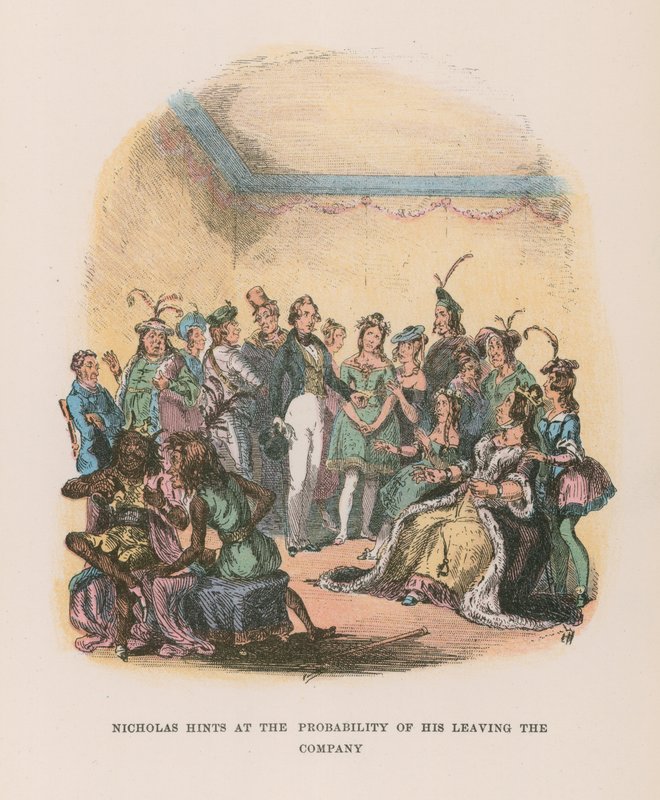 Illustration for Nicholas Nickleby  by Hablot Knight Browne
