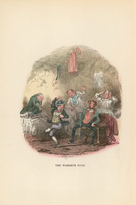 Pickwick Kağıtları için İllüstrasyon by Hablot Knight Browne