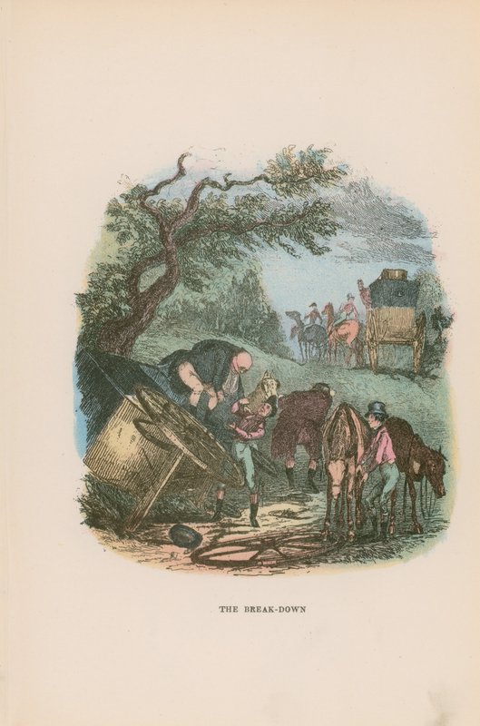 Illustration for Pickwick Papers  by Hablot Knight Browne