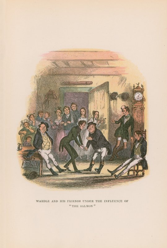 Pickwick Kağıtları için İllüstrasyon by Hablot Knight Browne