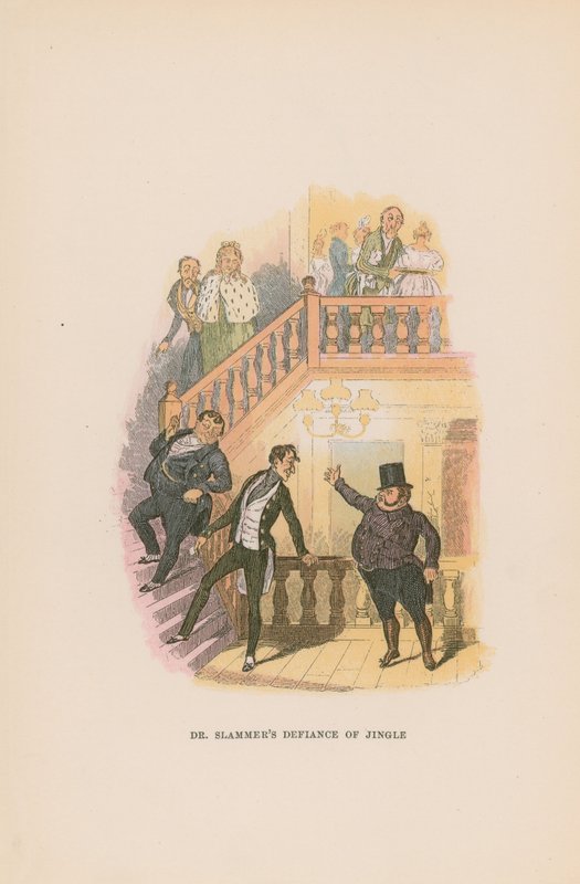 Pickwick Kağıtları için İllüstrasyon by Hablot Knight Browne