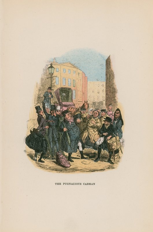 Pickwick Kağıtları için İllüstrasyon by Hablot Knight Browne