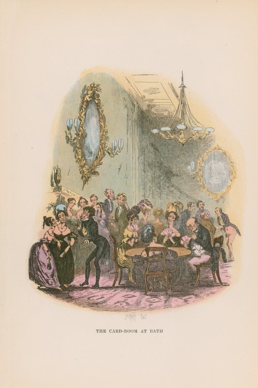 Pickwick Kağıtları için İllüstrasyon by Hablot Knight Browne
