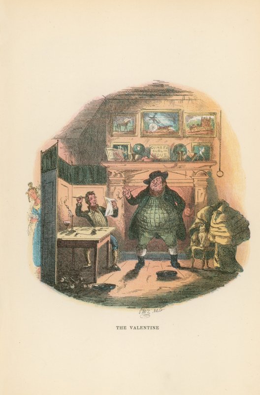 Pickwick Kağıtları için İllüstrasyon by Hablot Knight Browne