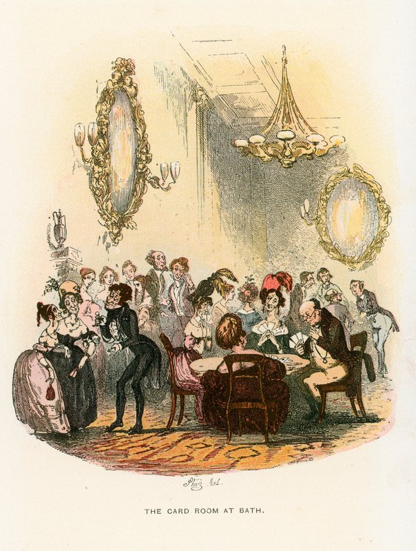 Pickwick Kağıtları için İllüstrasyon by Hablot Knight Browne