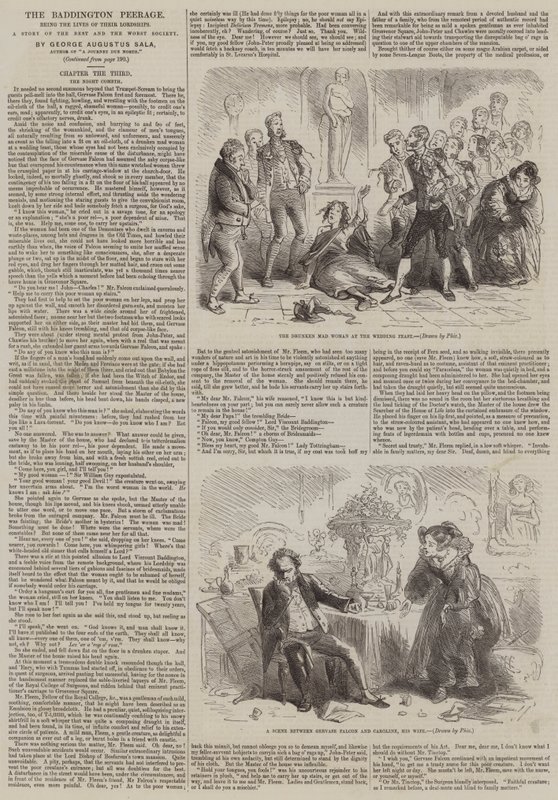 Baddington Peerage by Hablot Knight Browne