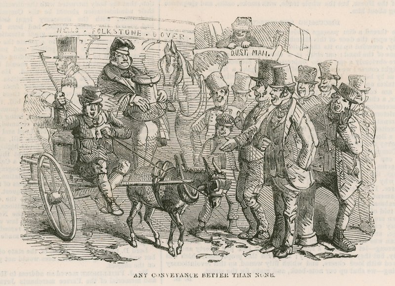 The Great Cab Strike: Herhangi bir kolaylık, hiç olmamasından iyidir by Hablot Knight Browne