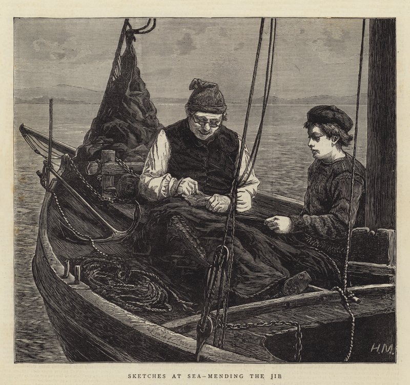 Denizde Eskizler, Pergel tamiri by Hamilton Macallum