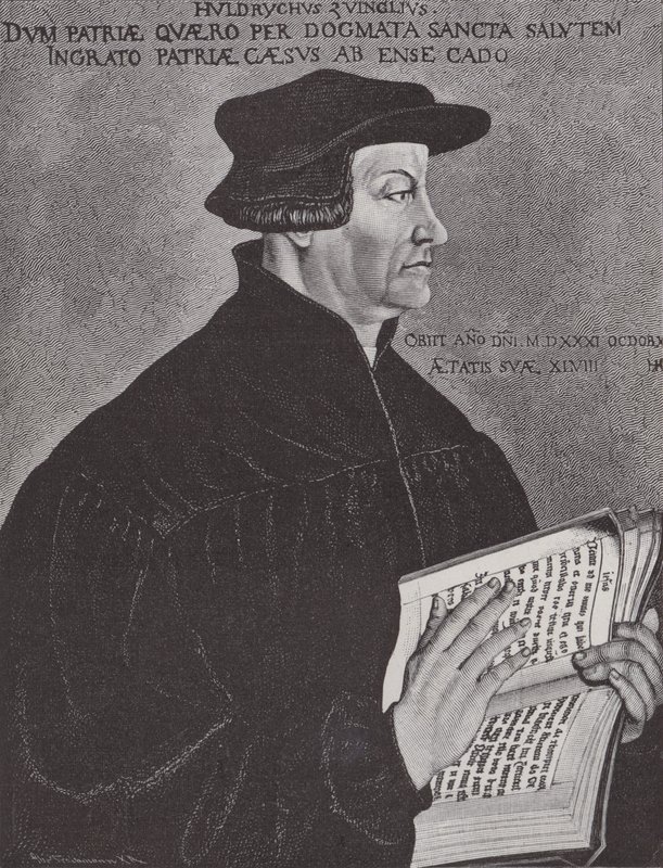 Huldrych Zwingli, İsviçre