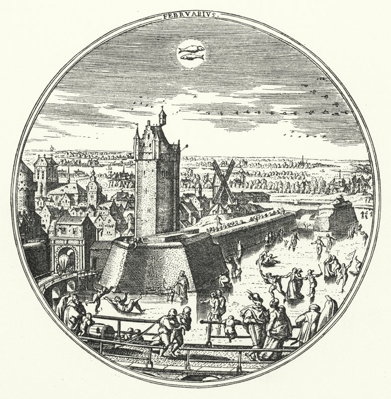Şubat (gravür) by Hans (after) Bol