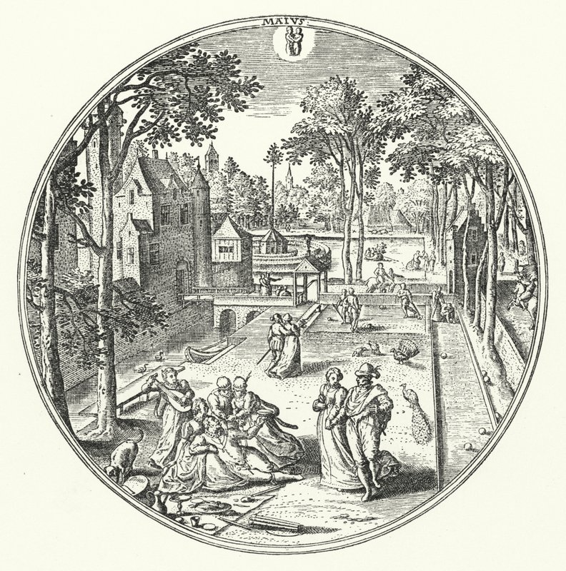 Mayıs (gravür) by Hans (after) Bol