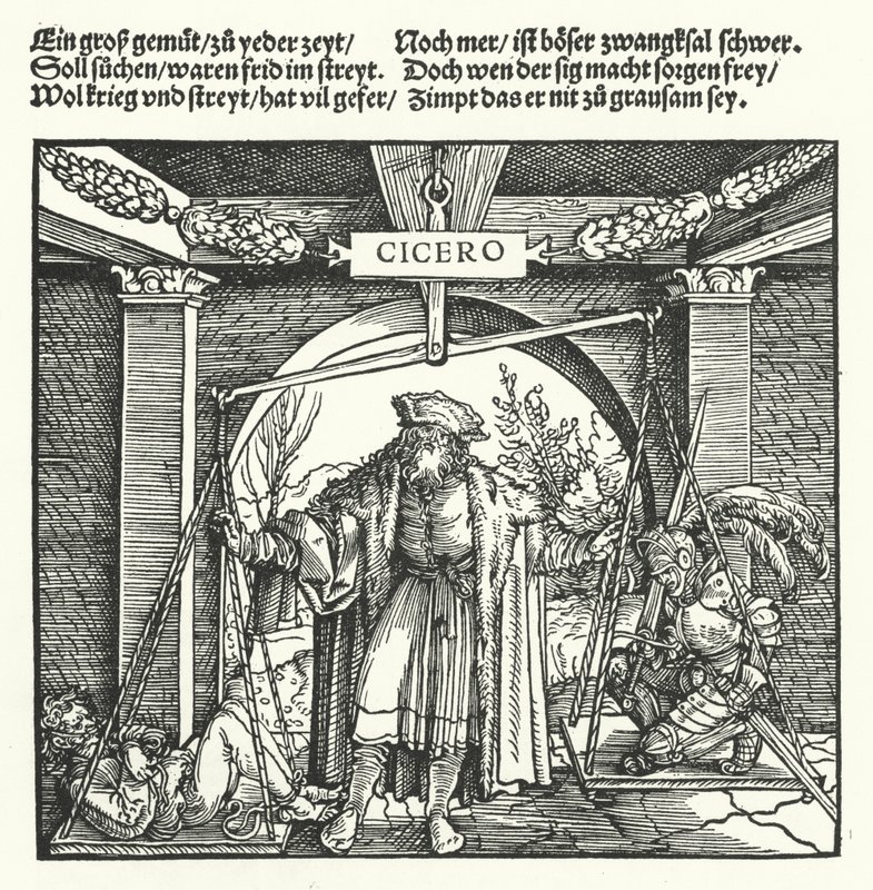 Adalet (gravür) by Hans (after) Burgkmair