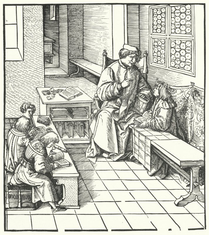 Maximilian alma talimatı (gravür) by Hans (after) Burgkmair