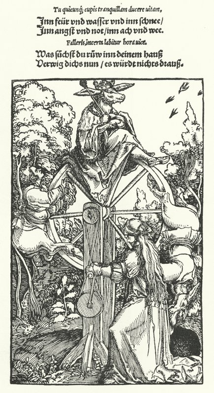 Çarkıfelek (gravür) by Hans (after) Burgkmair