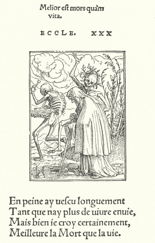 Yaşlı Kadın (gravür) by Hans (after) Holbein the Younger