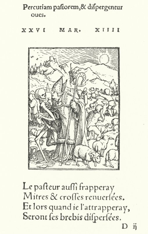 Piskopos (gravür) by Hans (after) Holbein the Younger