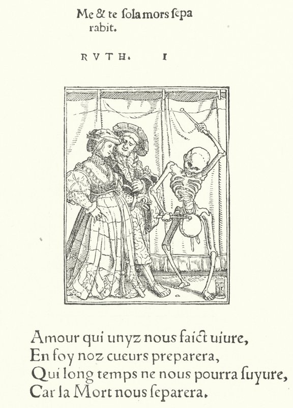 Gelin ve Damat (gravür) by Hans (after) Holbein the Younger