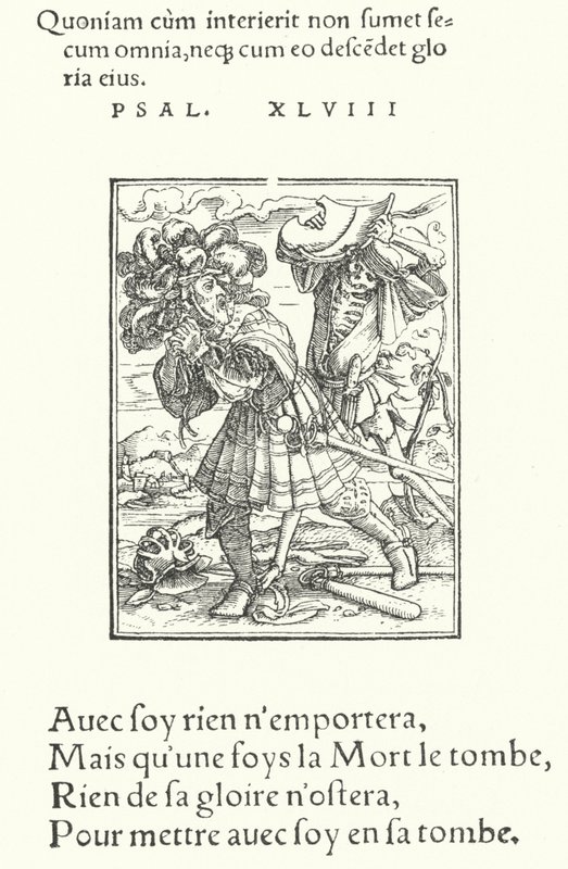 Kont (gravür) by Hans (after) Holbein the Younger