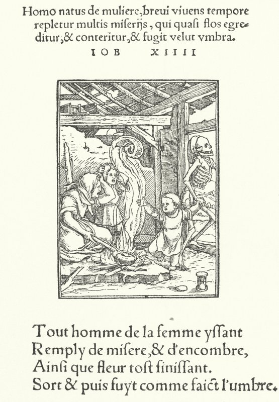 Anne ve Küçük Çocuk (gravür) by Hans (after) Holbein the Younger