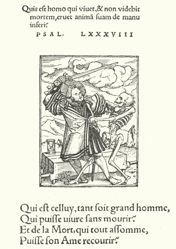 Soylu Şövalye (gravür) by Hans (after) Holbein the Younger