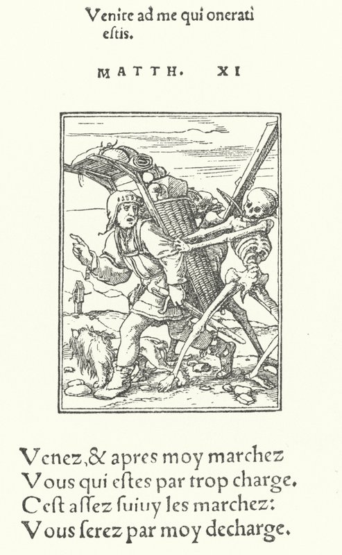 Pedlar (gravür) by Hans (after) Holbein the Younger